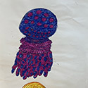 Brent Brown BRB1015 | Jelly Fish, 2022 at the Outsider Folk Art Gallery