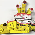 Brent Brown BRB1023 | Yellow Submarine, 2023 at the Outsider Folk Art Gallery