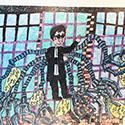 Brent Brown BRB1154 | Doctor Octopus (Doc Ock) bank robbery at the Outsider Folk Art Gallery