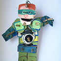 Brent Brown BRB201 | Green Lantern, at the Outsider Folk Art Gallery