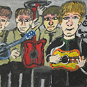 Brent Brown BRB314 | The Beatles, 2017 at the Outsider Folk Art Gallery