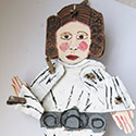 Brent Brown BRB320 | Princess Leia, 2017 at the Outsider Folk Art Gallery