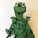 Brent Brown BRB457 | Kermit, at the Outsider Folk Art Gallery