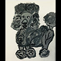 Brent Brown BRB674 | Poodle, 2019 at the Outsider Folk Art Gallery