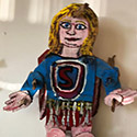 Brent Brown BRB777 | Super Girl, 2020 at the Outsider Folk Art Gallery
