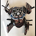 Brent Brown BRB917 | Tie Fighter #4 (Star Wars), 2021 at the Outsider Folk Art Gallery