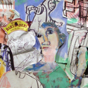 JB047 Jim Bloom at the Outsider Folk Art Gallery