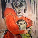 JB084 Jim Bloom at the Outsider Folk Art Gallery 