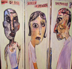 JB069 Jim Bloom at the Outsider Folk Art Gallery