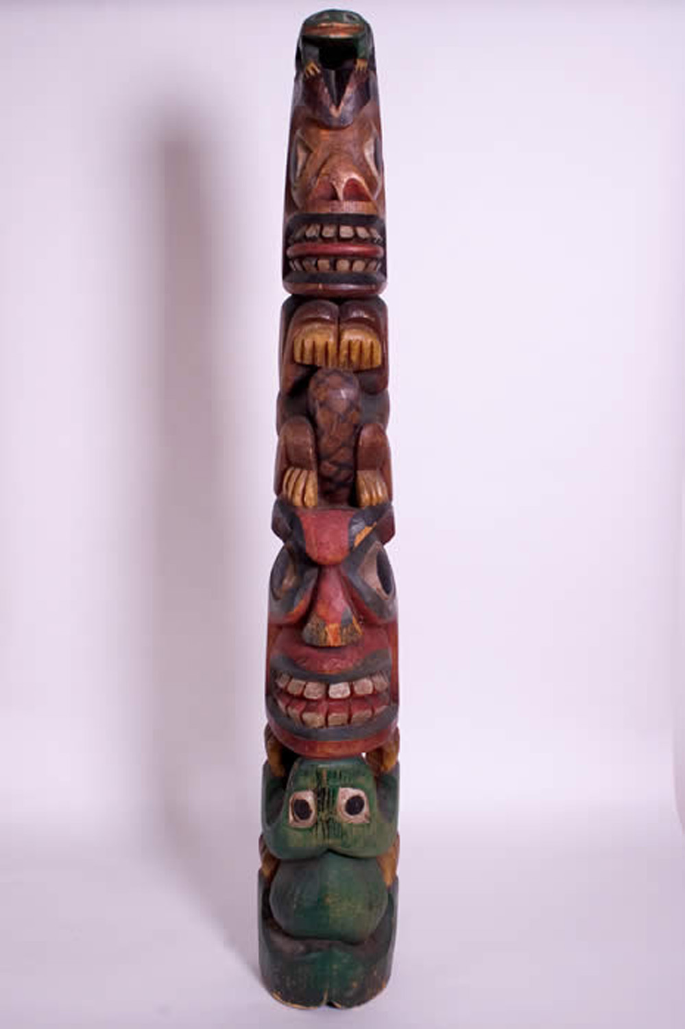 Outsider Folk Art Gallery - Folk Art | Carvings | Tlingit Totem Pole