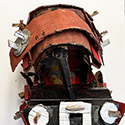 Brent Brown BRB1022 | Treasure Chest, 2023 at the Outsider Folk Art Gallery