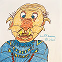 Brent Brown BRB1100 | Goblin at the Outsider Folk Art Gallery