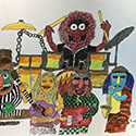 Brent Brown BRB1222 | Muppets Band at the Outsider Folk Art Gallery