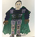 Brent Brown BRB1226 | Royal Evil General Zod (Superman) at the Outsider Folk Art Gallery