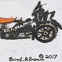 Brent Brown BRB311 | Harley Davidson, at the Outsider Folk Art Gallery