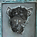 Brent Brown BRB325 | Boars' Head,  at the Outsider Folk Art Gallery