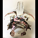 Brent Brown BRB337 | Pink Eyed Gremlin, at the Outsider Folk Art Gallery