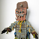Brent Brown BRB339 | Tall Straw the Scarecrow, at the Outsider Folk Art Gallery