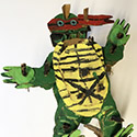 Brent Brown BRB590 | Lewis the Ninja Turtle, 2019 at the Outsider Folk Art Gallery