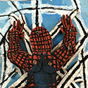 Brent Brown BRB620 | Spiderman Moves, 2019 at the Outsider Folk Art Gallery