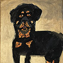 Brent Brown BRB644 | Rottweiler, 2019 at the Outsider Folk Art Gallery