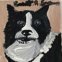 Brent Brown BRB651 | Border Collie, 2019 at the Outsider Folk Art Gallery