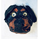 Brent Brown BRB829 | Rottweiler, 2020 at the Outsider Folk Art Gallery