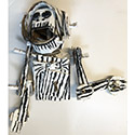 Brent Brown BRB835 | Jack the Skeleton King (Tim Burton), 2020 at the Outsider Folk Art Gallery